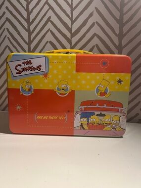 The Simpsons Metal Lunchbox - Bright Yellow & Orange